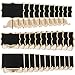 TecUnite 30 Pieces Mini Chalkboard Sign with Easel Stand, Wood Rectangle Small Blackboard Place Cards for Weddings, Parties, Table Numbers Message, Food Signs and Special Event Decoration