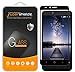 Supershieldz (2 Pack) Designed for ZTE Zmax Pro Tempered Glass Screen Protector, (Full Screen Coverage) 0.33mm, Anti Scratch, Bubble Free (Black)