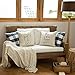 Meekio Farmhouse Pillow Covers with It's So Good to Be Home Quotes 18