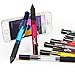 GSlife Multicolor Pens Fine Point 4 in 1 Colorful Retractable Ballpoint Pens (10 Pack)