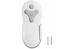 BREEZE BAY Ceiling Fan Remote Control Compatible with Harbor Breeze KUJCE10311/TR214A KUJCE10712/TR214B 2BB78-ITL-F304C, 304.25 MHz，3-Speed and Light Dimmer Learn Key (Remote Only)