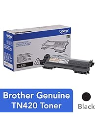 Brother TN420 - Cartucho de tóner para impresora Brother TN420 (capacidad de hasta 1200 páginas), color negro