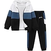 KIMI BEAR Toddler Boy Clothes Fall Winter Outfits Boy's Tracksuits Hoodie Sweatshirt Tops Sweatpants Zipper Coat Jacket