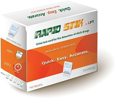 10 -- 6 panel Drug tests (mAMP/THC/OXY/COC/ OPI/BZO)