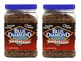 Blue Diamond Almonds Smokehouse: 2 Jars of 38 Oz