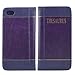 ECO-FUSED Handmade Faux Leather Classic Book Series Case for iPhone 5 Also Includes 1 Short Stylus and 1 Eco-Fused Microfiber Cleaning Cloth (Thesaurus/Purple)