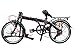CAMP Folding Bike 25lb with Extra Folding Bikes Rack and Fenders 4lb Shimano 8 Speed 20 inch City (Black)thumb 2