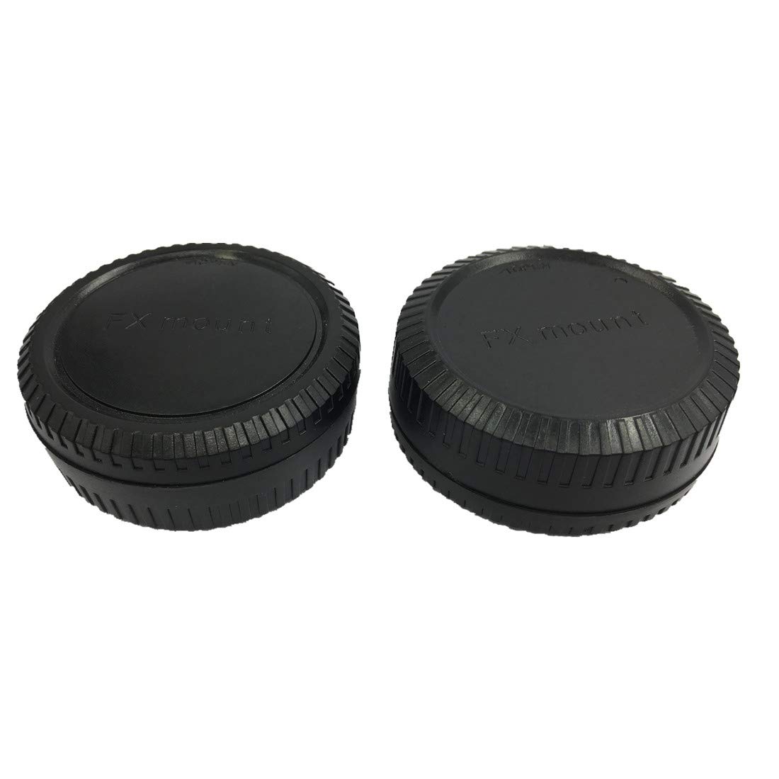 HomyWord 2 PACK Body Cap & Camera Rear Len Cover Set For Fuji X Mount Camera Fits Fujifilm X-Pro1 X-PRO2 X-E1 X-M1 X-A1 X-E2 X-T1 X-T2 X-T10 X-A3 Camera & XF XC Lens