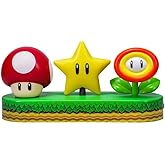 Super Mario Icon Light - Officially Licensed Mario Brothers Free Standing Desk Light, Gaming Room Decor and Merchandise for Boys and Girls, Nightlight Gift Accessory for Bedroom | Paladone