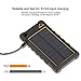 Hobest Solar Charger 10000mAh,Waterproof Outdoor Solar Power Bank with LED Flashlight,Dual USB Portable Charger Solar for Smartphones,GoPro Camera,GPS and Emergency Travel (Orange)