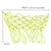 CAMTOA Glow In The Dark Basketball Net Portable Outdoor Sun Powered Sports Basketball Hoop Net Replacement for Basketball Hoop 1PCS