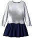 Scout + Ro Girls' Long-Sleeve Striped Drop-Waist Dress