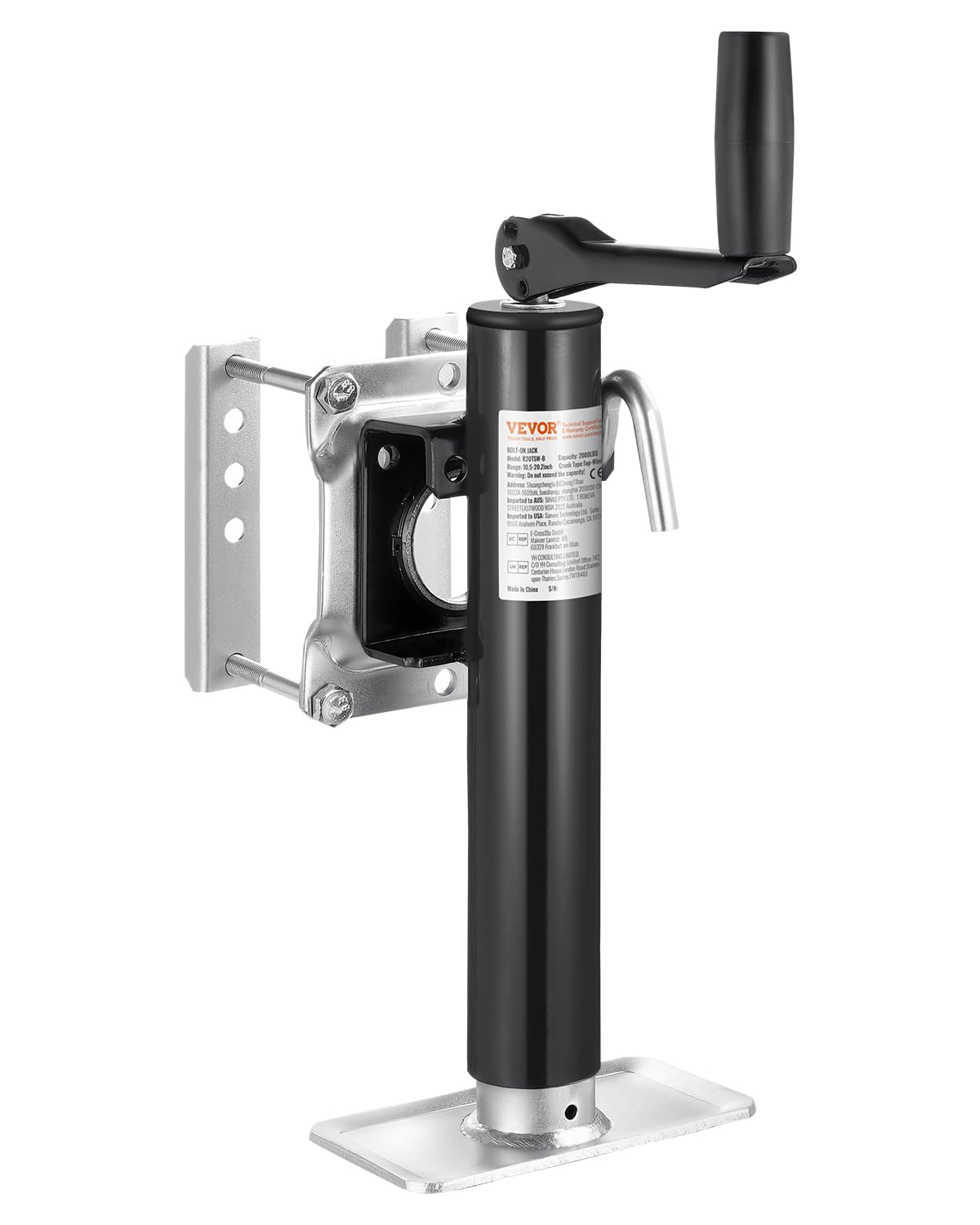 Photo 1 of **MSRP 29.99** VEVOR Heavy Duty Trailer Jack, 2000 lbs Load Capacity, 20" Swivel Lift for RV, Horse, Utility & Yacht Trailers