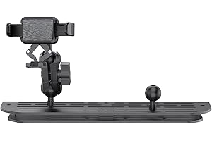 SwiftGaze Universal Metal Phone Mount for 2021-2024 Ford F-150 and 2021-2023 Ford Raptor Stable Dash Mount Holder for iPhone Android Fit for Off Road Bumpy Road Use