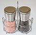 Huge Clearance Sale - Beautiful Set of Salt and Pepper Grinders. This Amazing Salt and Pepper Mill Set Has Adjustable Coarseness and Easy Refilling Mechanisms.