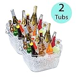 Prodyne Big Square Party Tub, Set of 2