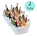 Prodyne Big Square Party Tub, Set of 2