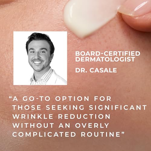 RoC Retinol Correxion Night Cream for Deep Wrinkles, Anti Aging Skincare Treatment Women and Men, 1.0 oz