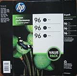HP 96 Black Inkjet Print Cartridges tri-Pack