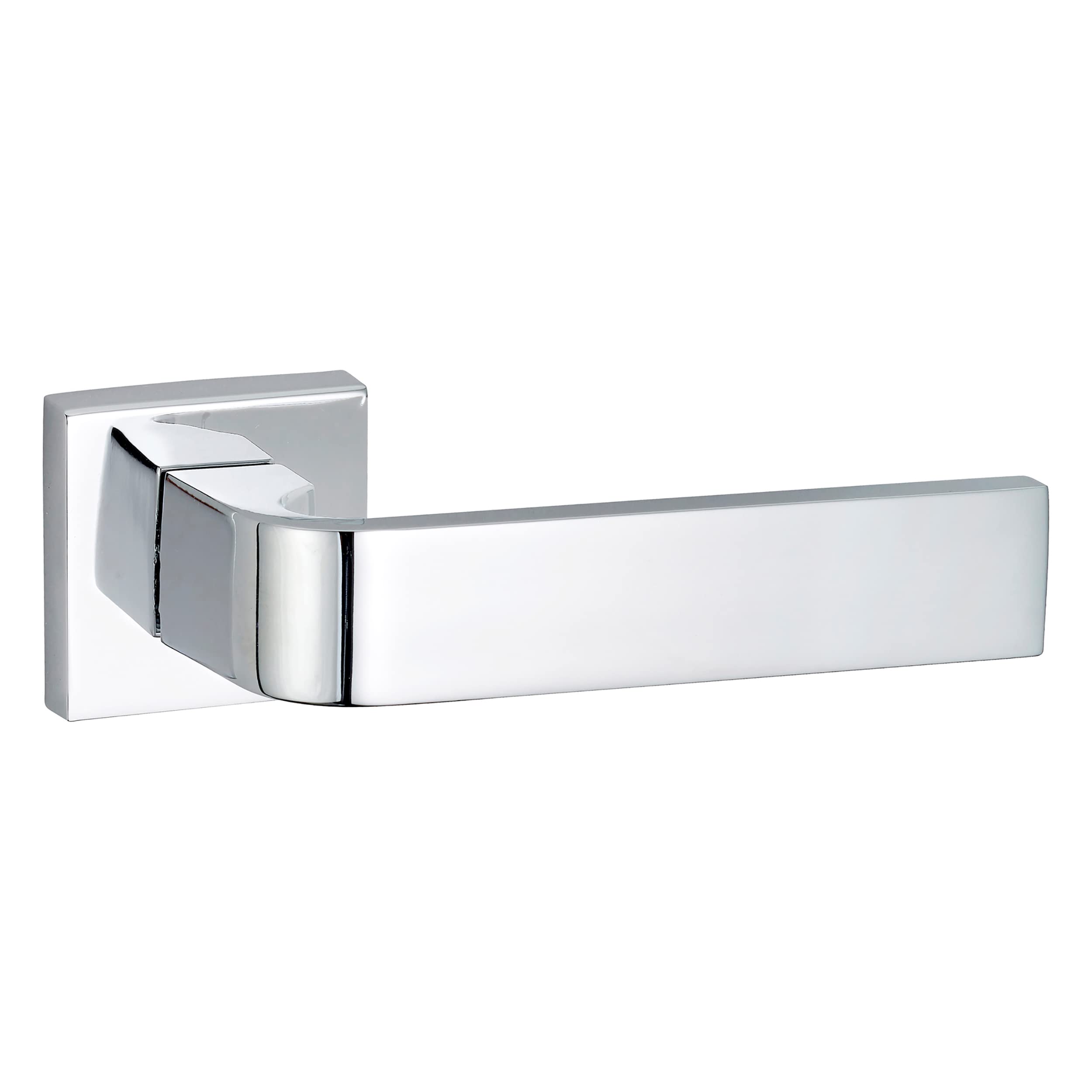 Thirard 00066748 - Handle on Rosette Monza Glossy Chrome - Elegant Design - Finish: Glossy Chrome - Accessories/Equipment - Door Equipment