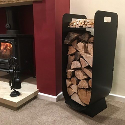 Made O' Metal Ultra Steel Indoor Home Fireplace Fire Medium Log Basket