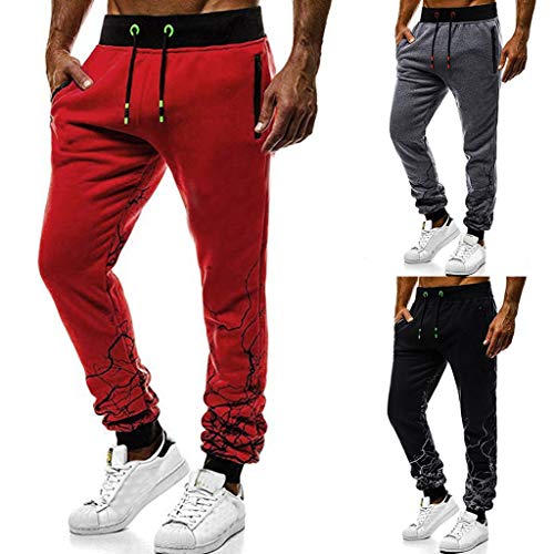 Men's Pants Outdoors Pocket Multi-Pocket Work Trouser Cargo Long Pants Black