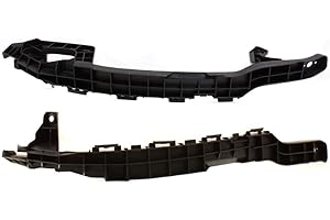 Evan Fischer Front Bumper Bracket Set of 2 Compatible With 2008-2012 Honda Accord, 4-Door, Sedan Driver and Passenger Side, Fits Under Headlights