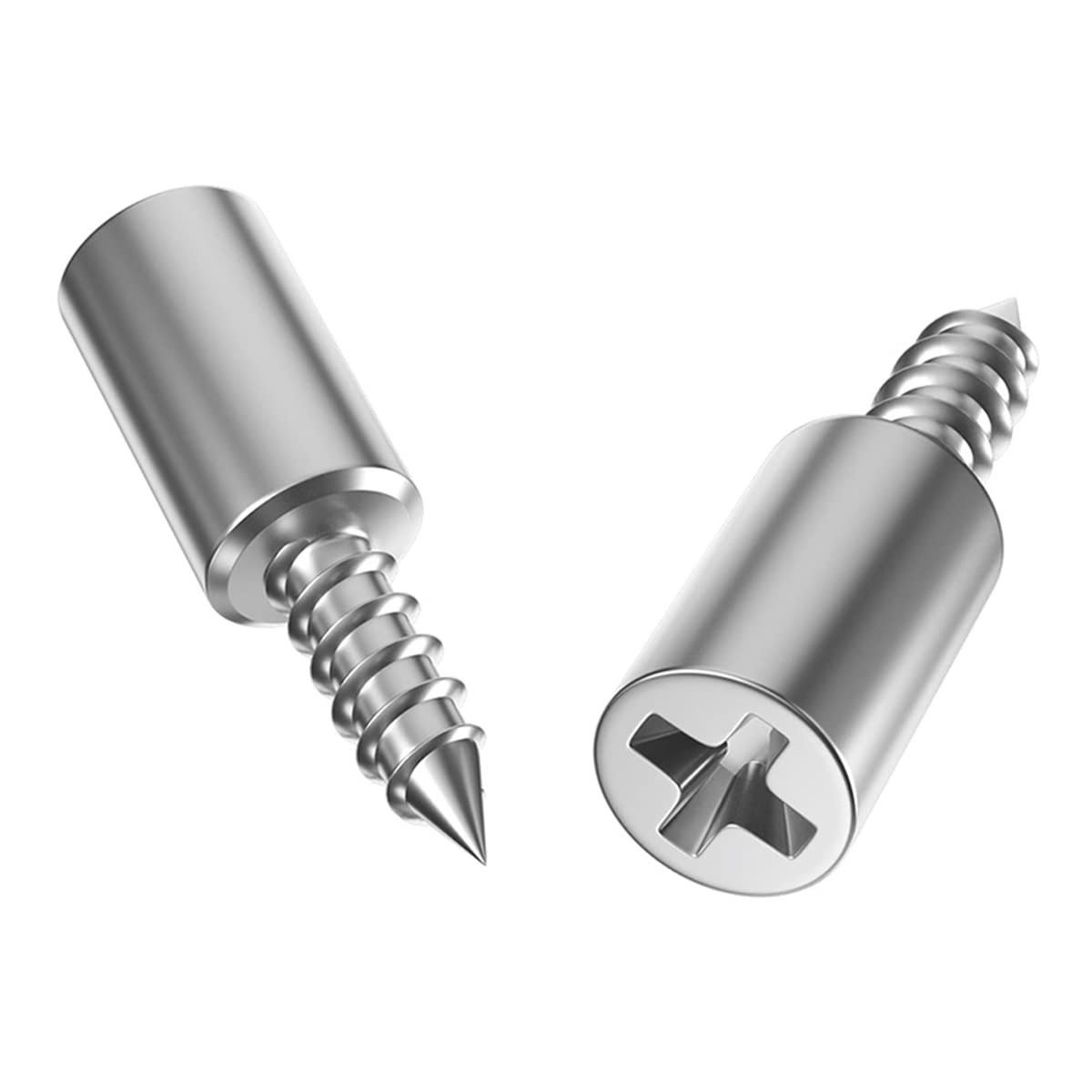 Qrity 24 Pcs Shelf Support Pegs, Cabinet Laminate Support Shelf Pins with Anti-Slip Cover, Integrated Self-Tapping Screws, for Kitchen, Bookcases