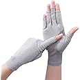 INOGIH Women Sunblock-Fingerless Gloves UV-Sun-Protection Driving Non-Slip Outdoor Gloves for Women Girls