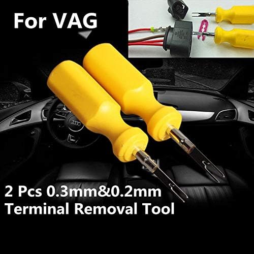 2x Car Terminal Removal Tool Kit Wiring Connector Pin Release Puller For Audi VW