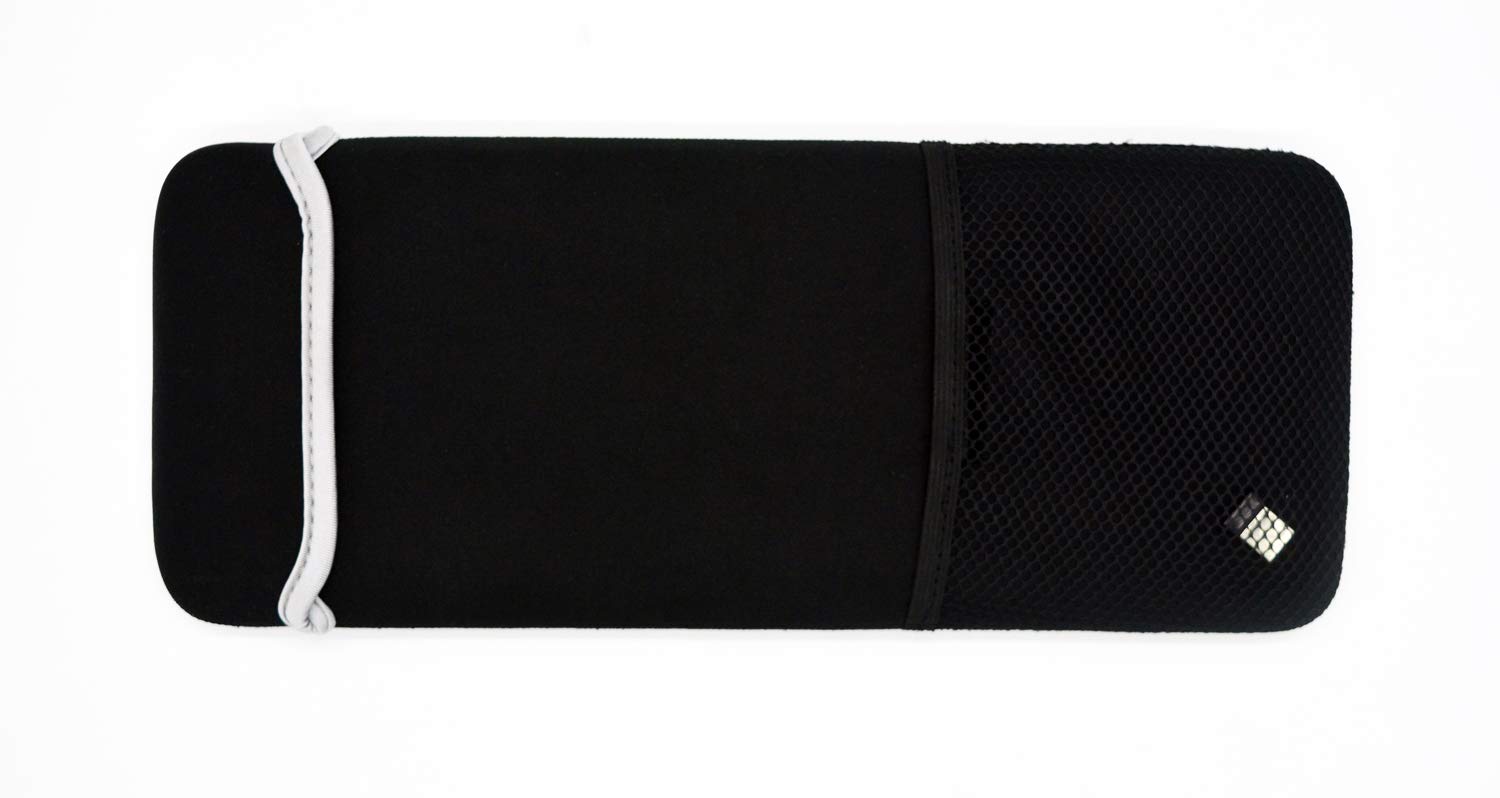 Case Wonder Black Color Soft New Neoprene Carrying Case Portable Protection Sleeve Cover Pouch Bags for Logitech Wireless Touch Keyboard K400 Plus QWERTY UK Layout (K400 Plus)
