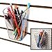Pen Cup for Pegboard & Slatwall - Acrylic Bucket Bin - 2 Pack