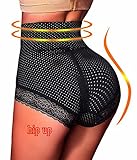 Antibacterial Mesh Pants Butt Lifter Shapers Panties Hi-Waist Thigh Slimming