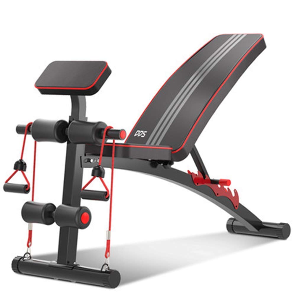BATOWE Weight Bench Dumbbell Weight Lifting 7 Levels Adjustable Sit-up Board,Foldable Durable Weight