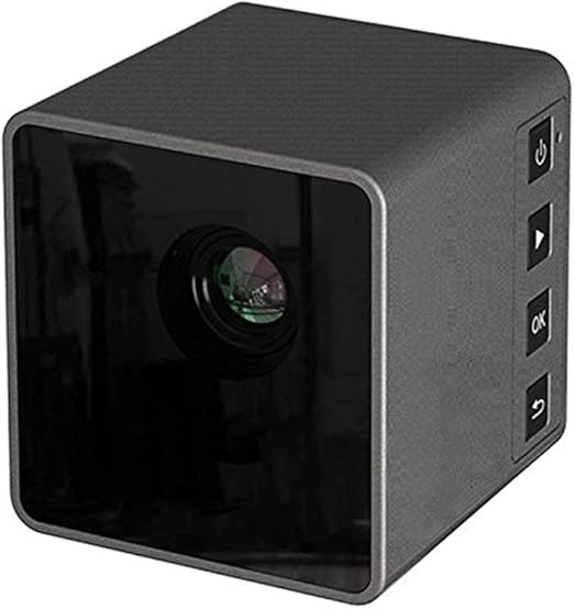 Glomixs Mini Cube Projector, DLP 1080P HD Home Cinema Projectors ...