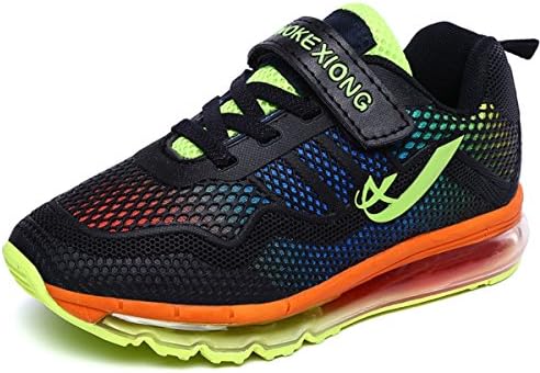 Boys Shoes Air Cushion Velcro School Athletic Shoes Low-top Cross-training Sneakers(Little Kid/Big Kid)