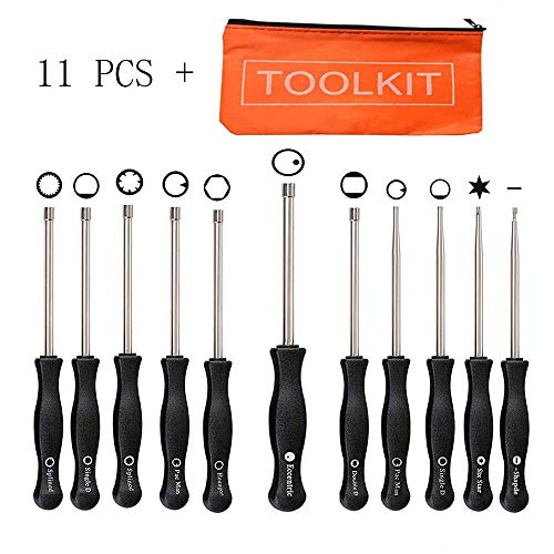 Karen Carburetor Adjustment Tool Kit Screwdriver, for Common 2 Cycle Carburator Engine - Carburetor Adjustment Tool Set Carburetor Tune up Adjusting Tool (11pcs)