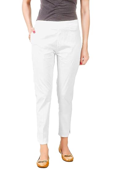 off white cotton pants womens