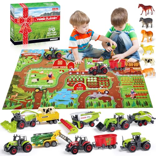 1:64 Tractors With Mat