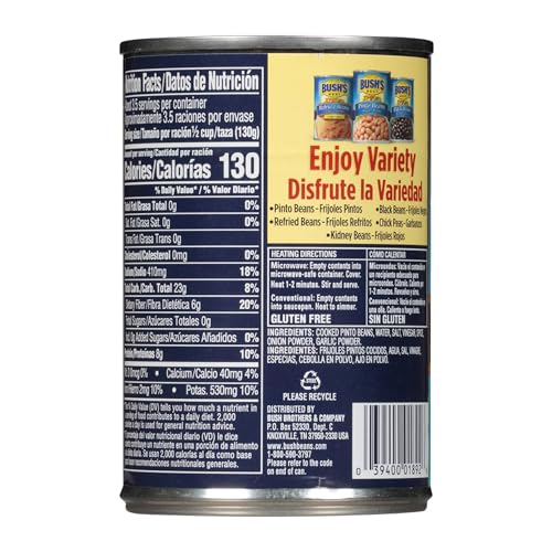 Bush's Best Fat Free Refried Beans, 16 oz Pricepulse