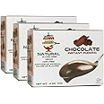 Instant Chocolate Pudding Mix - All Natural Chocolate Pudding Mix by Garden Desserts | Quick Vegan Dessert, Gluten Free, Kosher 4 Oz (Chocolate, 3 Pack)