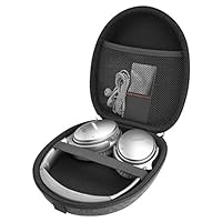 Linkidea Case for Bose QuietComfort QC35, QC25, QC15, AE2w, AE2i, AE2, SoundLink, SoundTrue Around-Ear Headphones II, Sony XB950B1, XB950N1, XB950BT, Hard Shell Carrying Case/Travel Bag (LightGray)