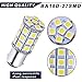 YINTATECH 12x BA15D 1076 LED Light Bulbs White for Car RV Trailer Motorhome Camper Tail Marine Boat 1004 1142 1130 1176 Super Bright, 12V DC, 5050 27SMD