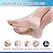 Plantar Fasciitis Relieve Kits(5PCS) Compression Heel Sleeves & Massage Ball for Heel Protectors,Heel Supports,Foot Massage,Cracked Heels,Heel Pains,Ankle & Arch Supports for Men & Women