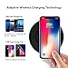 Fast Wireless Charger, MelkTemn 10W Wireless Charging Pad iPhone X/iPhone 8/8 Plus, Samsung Galaxy Note 8/Note 5/S8/S8+/S7 Edge/S6 Edge Other Qi Enabled Device (Black)