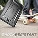 Supcase Galaxy Tab A 8.0 Case 2015, NOT Fit 2017 Tab A 8.0 SM-T380/T385 UB Pro Series Full-body Hybrid Protective Case with Screen Protector for Tab A 8.0 SM-T350 (2015) (Black)