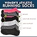 Silky Toes Athletic Socks 6 Pack - Women's No Show, Low Cut, Ankle Running Sock