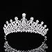 Topwedding Wedding Birdal Pageant Princess Tiara Headband Crown Headpiece w Rhinestones, Women