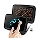 Mini Keyboard Touchpad, 7Lucky Backlit 2.4G USB Wireless Touch Keyboard Mouse : Rechargeable Remote Control for Windows Computer, HTPC, IPTV, PC, Laptop, Raspberry Pi 3, Surface Pro, Nvidia Shield TV