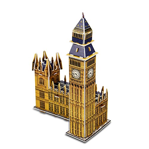 The London Big Ben World Great Architecture 3D Puzzles DIY Toys for Children and Adult Jigsaw Puzzle